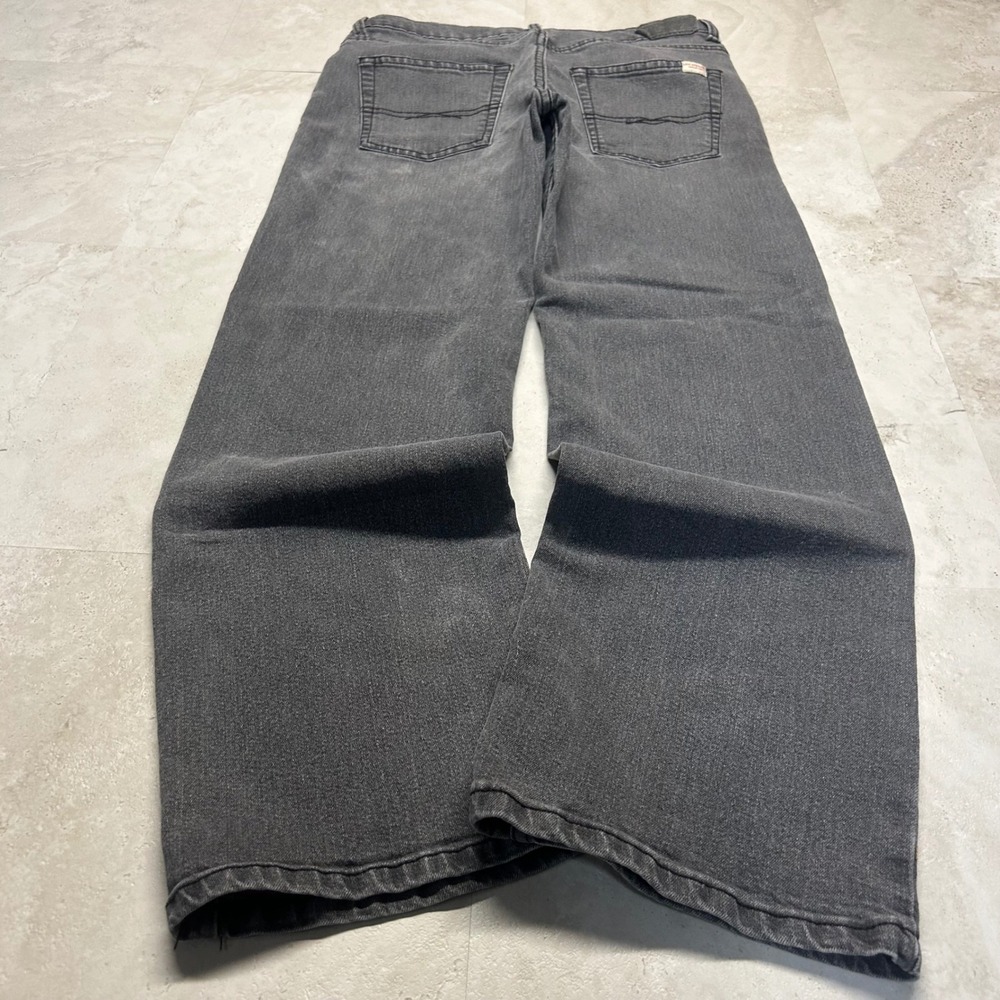 Levi Strauss Signature Relaxed Jeans Grey Women Size 14 Baggy Straight Relaxed